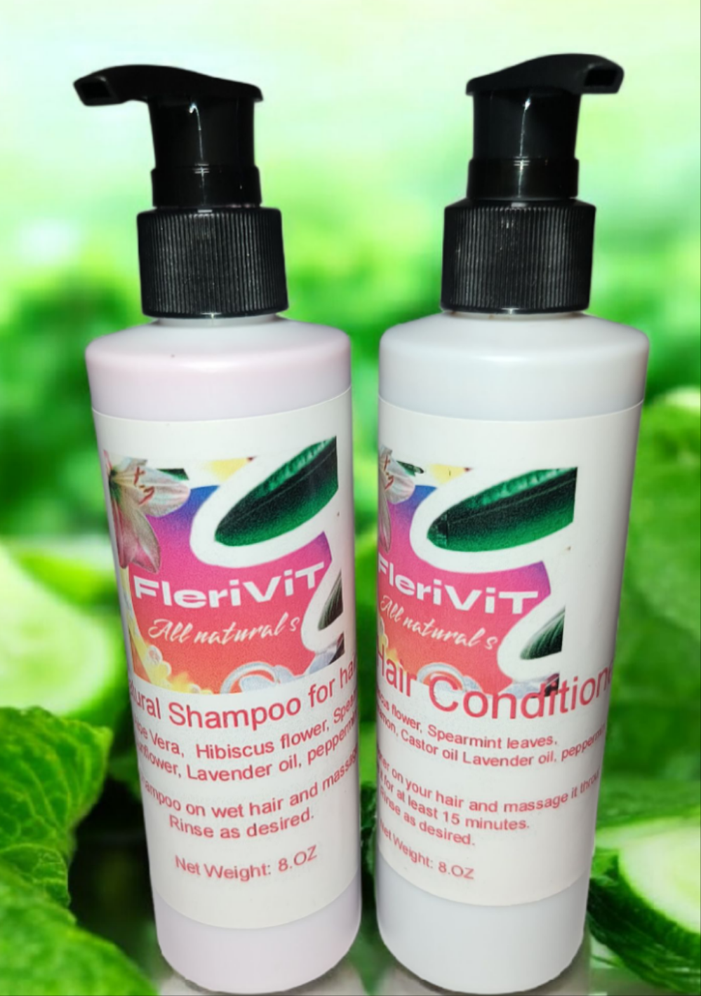 Shampoo & Conditioner. 8Oz