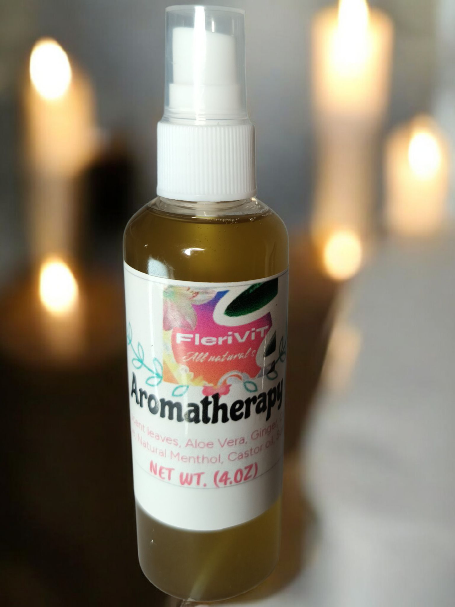 Flerivit Aromatherapy Oil 4.OZ For Pain