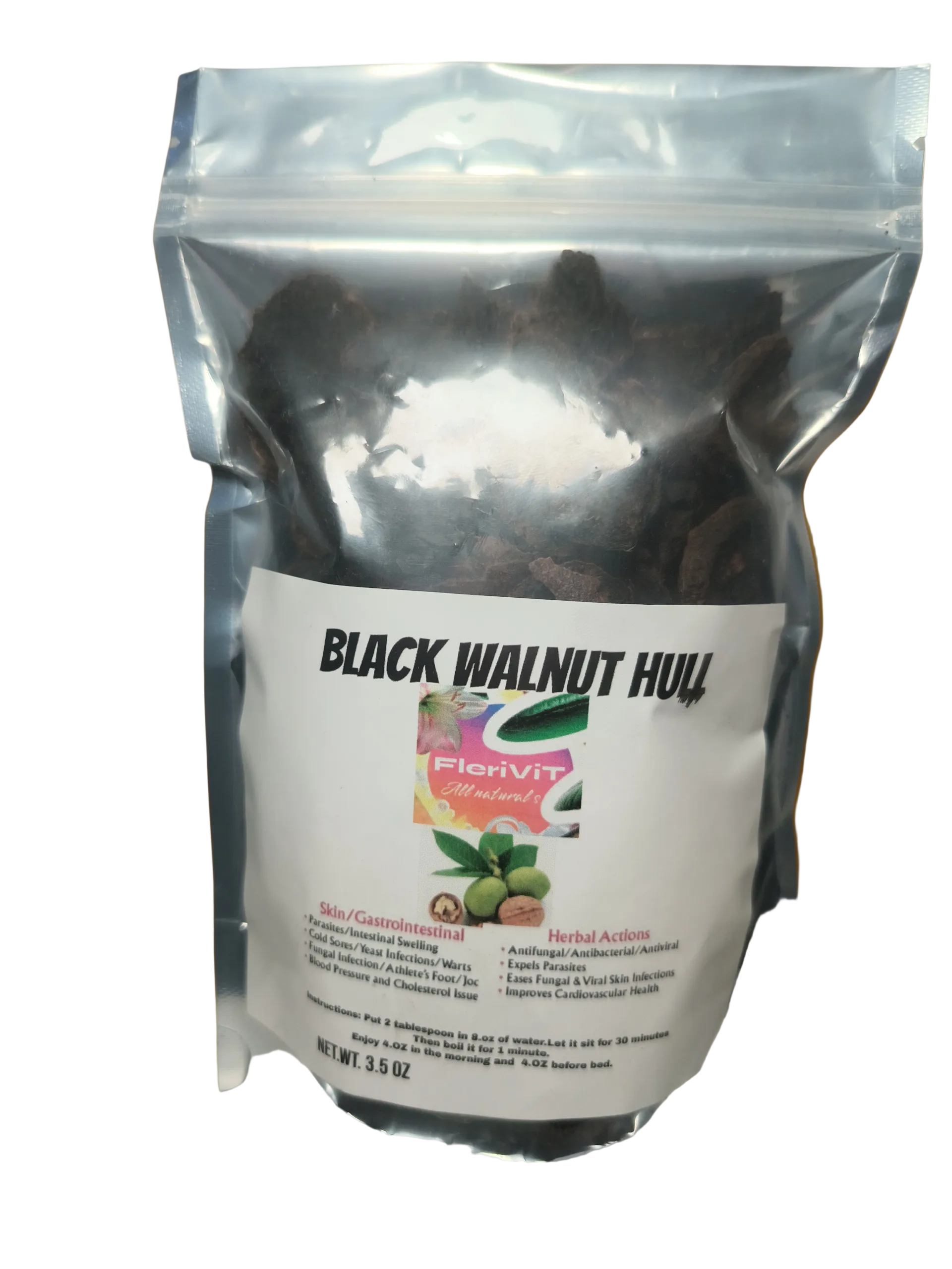 Black walnut hull 3.5 OZ