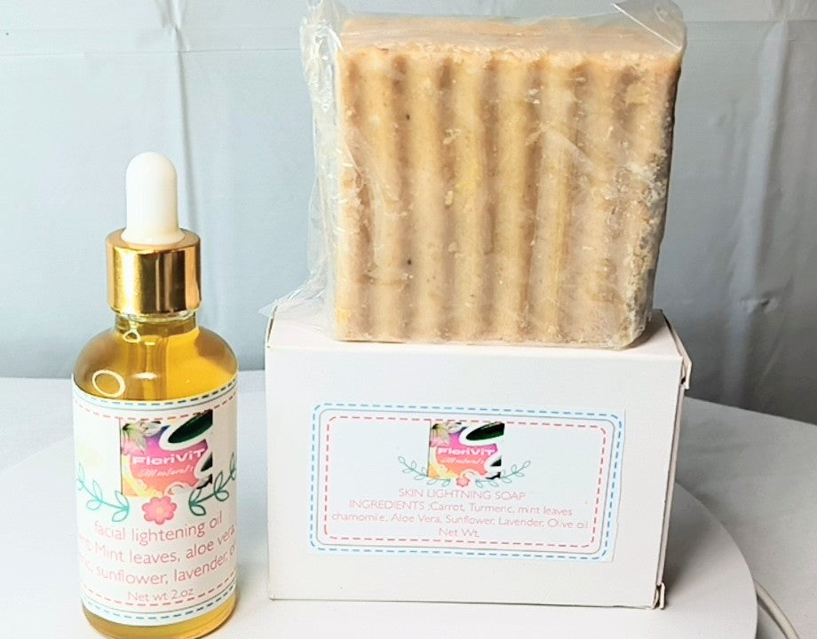 Flerivit, Soap and Oil for skin enlightening (combo)6.Oz